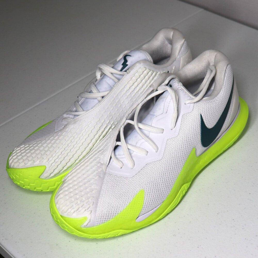 Nike Air Zoom Vapor Cage 4 Rafa Tennis Shoes White Size 11.5 Men